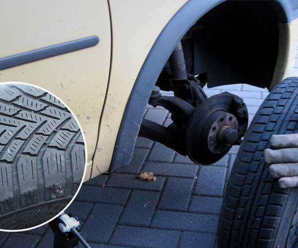Laga punktering bildäck skum